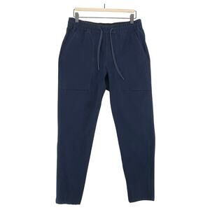 Lululemon Men's Elastic Waist Utilitech True Bowline Pants Blue Size Large